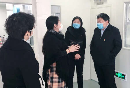 顺义区赵全营镇领导多次莅临力达康，就医用口罩生产进行视察指导